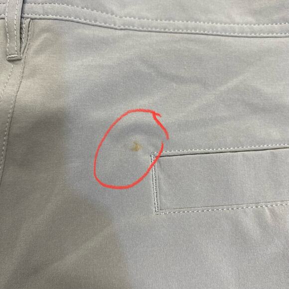 Gorpcore Performance Athletic Stretch Free Fly Men Shorts 38 Athleisure Hiking - Picture 11 of 11